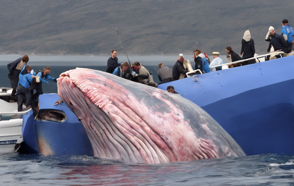 Shocking: Blue Whale Bitten In Half